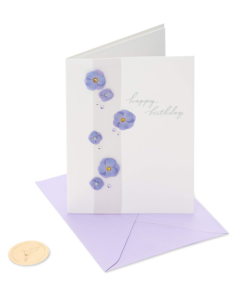 Papyrus Purple Floral Birthday Card for Women, Perfect for Mom, Aunt, Daughter (Truly Special) - Image 4